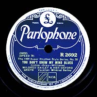 MILDRED BAILEY englische Parlophone